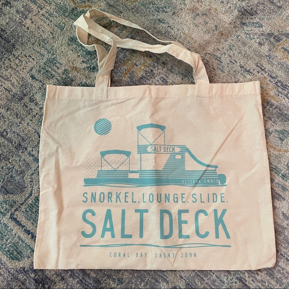Salt Deck Coral Bay Saint John tote bag